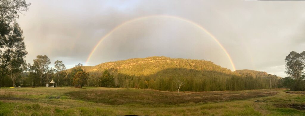 Rainbow over Freedom Farm